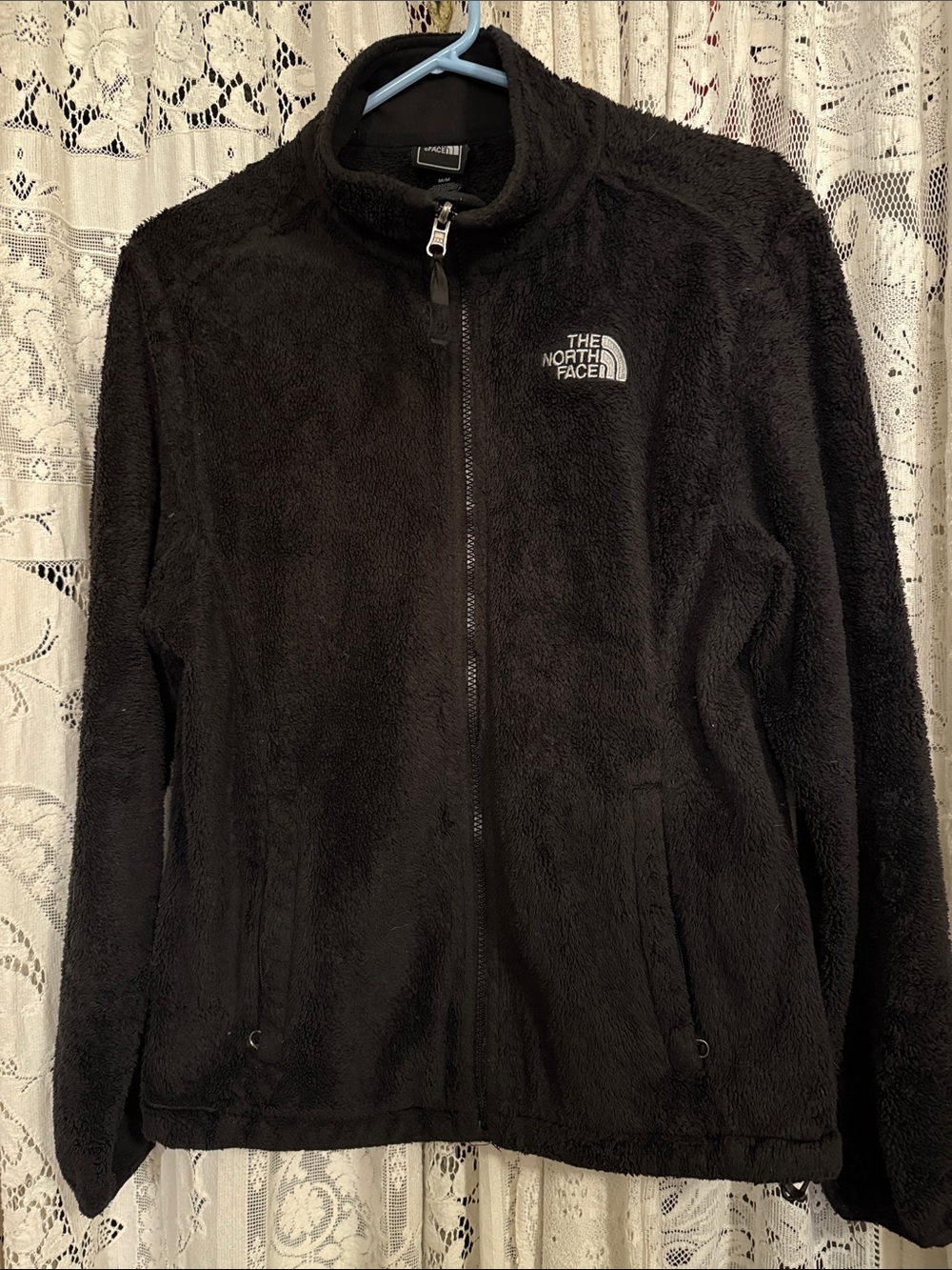 The North Face Black Plush Teddy Fleece Jacket